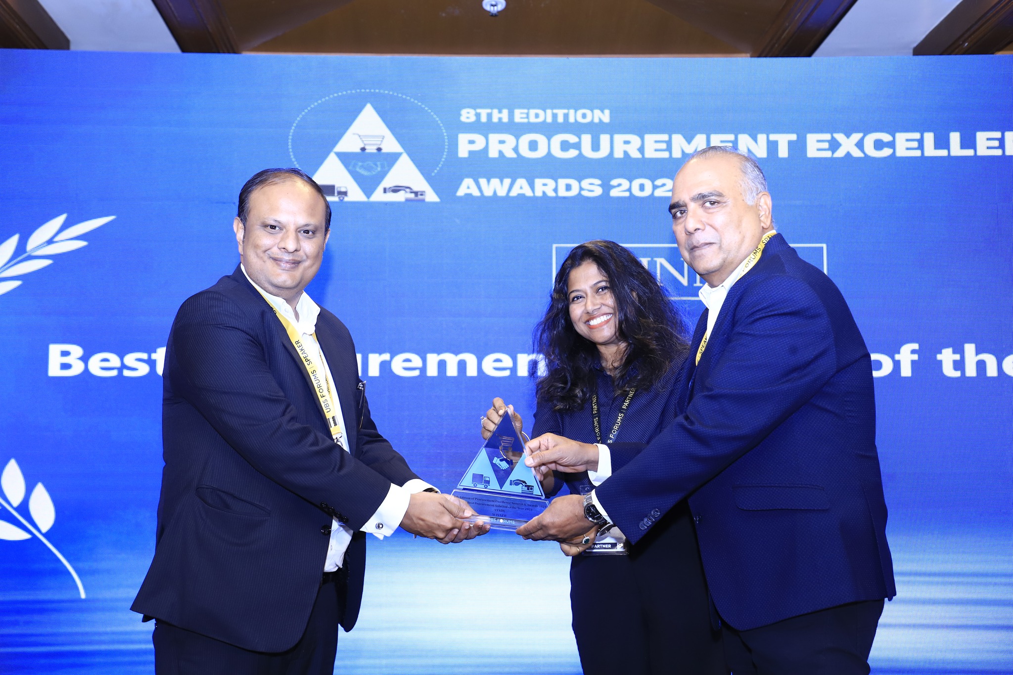 Award for Best Procurement Solution of the Year 2023 – 8th Edition of Procurement Excellence Summit & Awards 2023