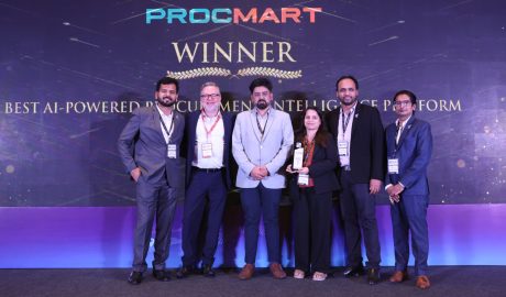 Award for Best AI-Powered Procurement Intelligence Platform- 17th Edition Procurement Excellence Summit & Awards 2026